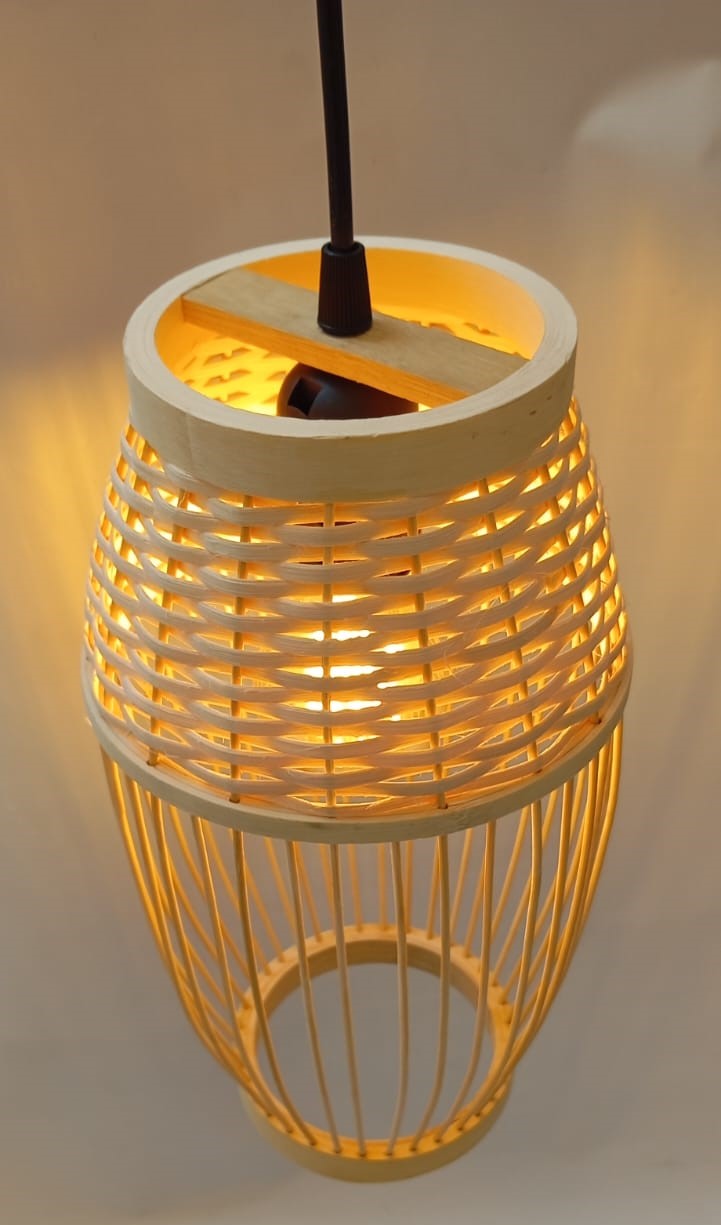 Luminária para Decoração com Elementos Naturais